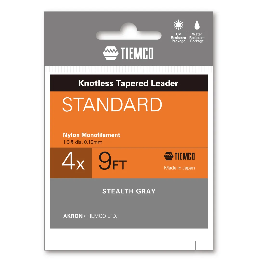 Fly-Dressing - Tiemco Akron Taperet Nylon Forfang 9ft 1X - 0,26 mm - forfang og forfangsruller