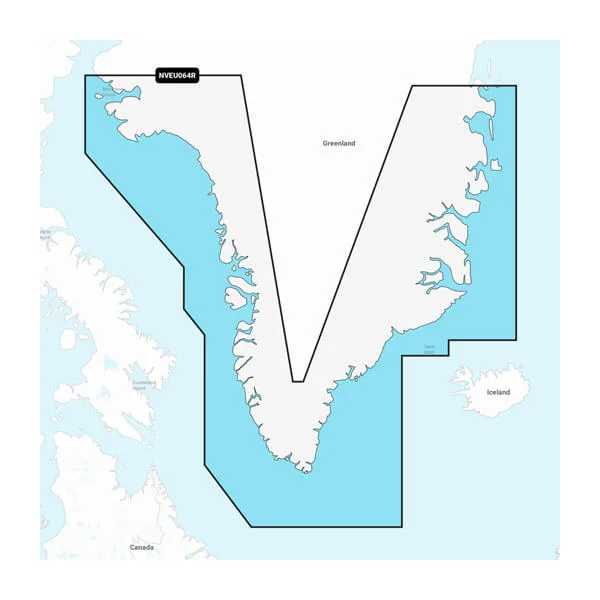 Garmin Navionics Vision+ NVEU064R Grønland (MicroSD/SD) - Søkort
