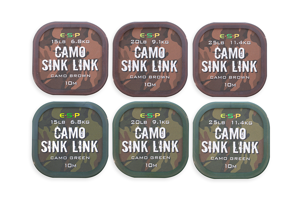 ESP Camo Sink Link (10m) 25LB Grøn - Line/forfangsline
