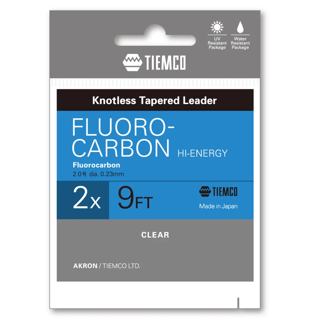 Fly-Dressing - Tiemco Akron Taperet Fl.Carbon Forfang 9ft 3X - 0,20 mm - forfang og forfangsruller