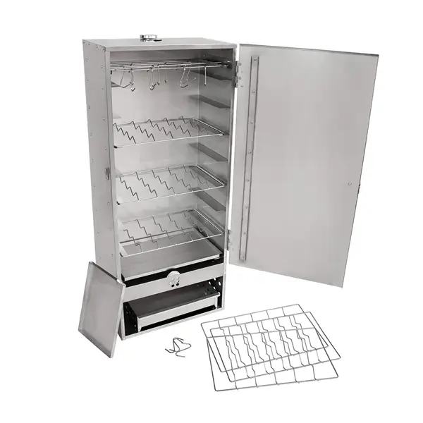 Smoke Club Jumbo RVS Rygeskab Inkl. Thermometer - Rygeovn