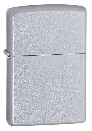 Zippo Lighter Satin Chrome