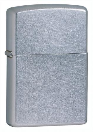 Zippo Lighter Street Chrome - Ildstål, lightere, tændstikker, etc.
