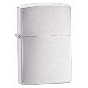 Zippo Lighter Brushed Chrome