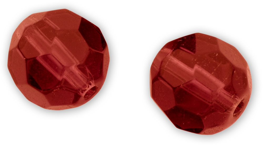 Quantum 4street Glass bead Rød 8mm - Diverse