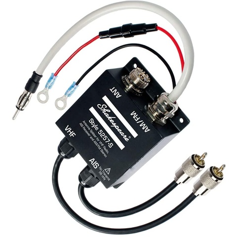Shakespeare 5257-S antennesplitter til VHF-radio, AIS-modtager og AM / FM-stereo - Antenner