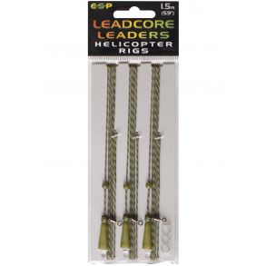 ESP Leadcore Leaders Helicopter Rigs 1m (3stk)