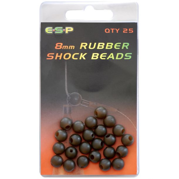 ESP Rubber Shock Beads 8mm (25stk.)