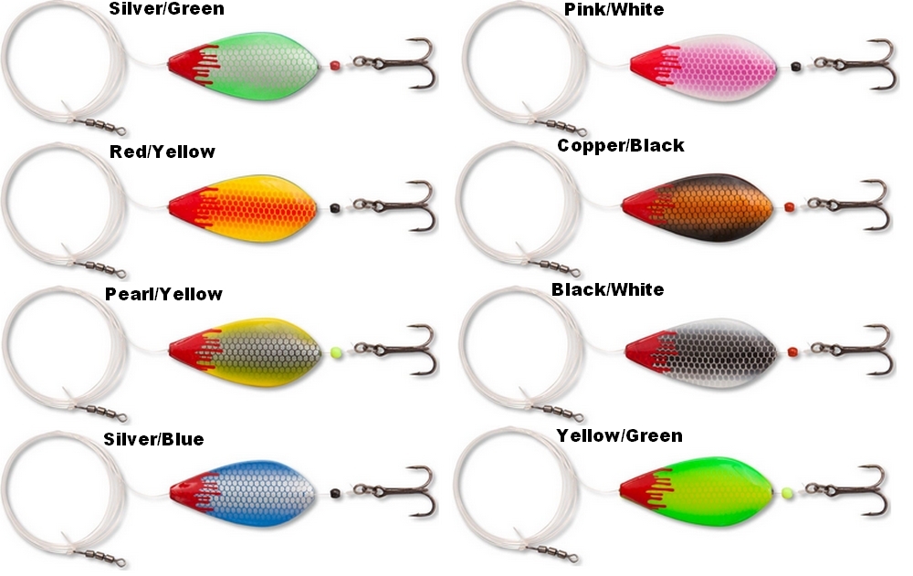 Quantum Magic Trout Fat Bloody inliner 8gram Pearl/Yellow - Gennemløber