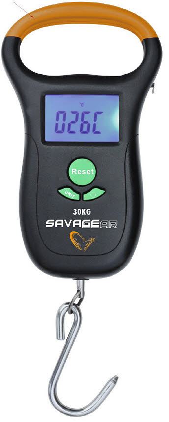 Savage Gear Digital vægt 30kg - Fiskevægte
