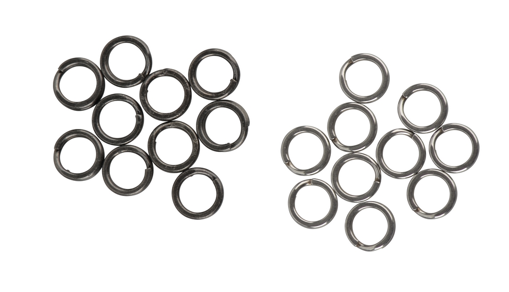 Savage Gear Stainless Splitring Mix Forged 9mm (32kg) - Blinklåse/Svirvel