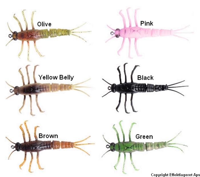 Savage Gear TPE Mayfly Nymph 5cm 2,5gram Yellow Belly - Put & Take