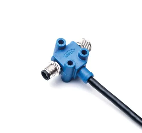 Amphenol NMEA 2000 t-stik med 12v Tilslutningskabel - NMEA 2000 Og Tanksensor