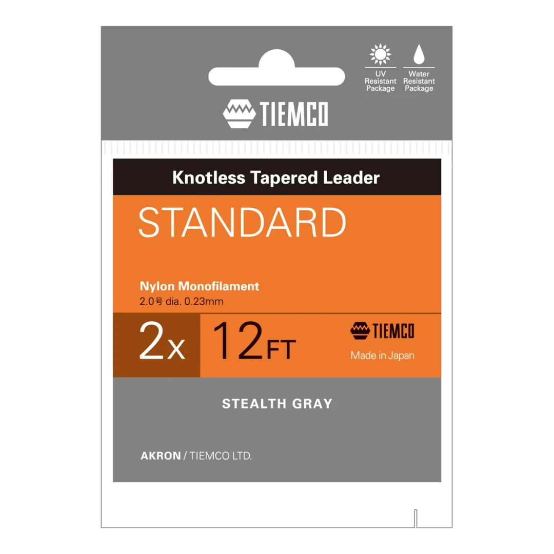 Fly-Dressing - Tiemco Akron Taperet Nylon Forfang 12ft 3X - 0,20 mm - forfang og forfangsruller